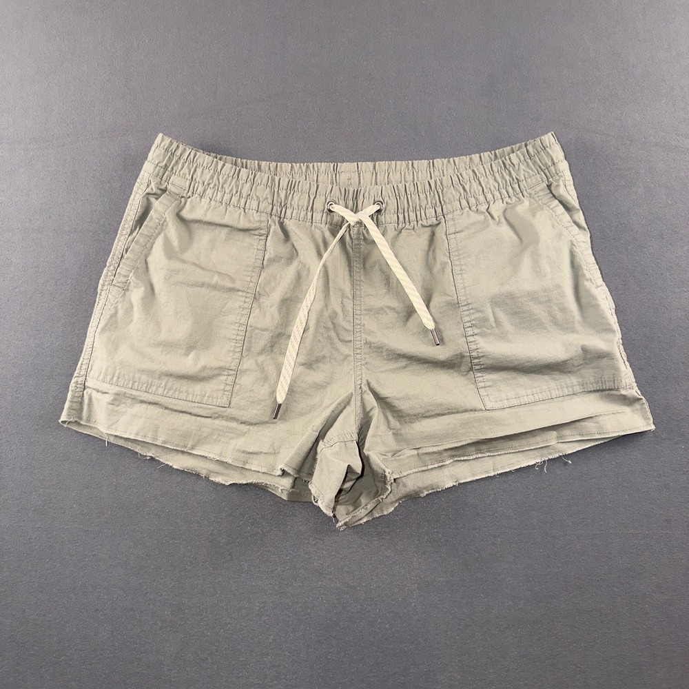 Vuori Womens Vintage Ripstop Shorts Sage Green VW385 Size Large